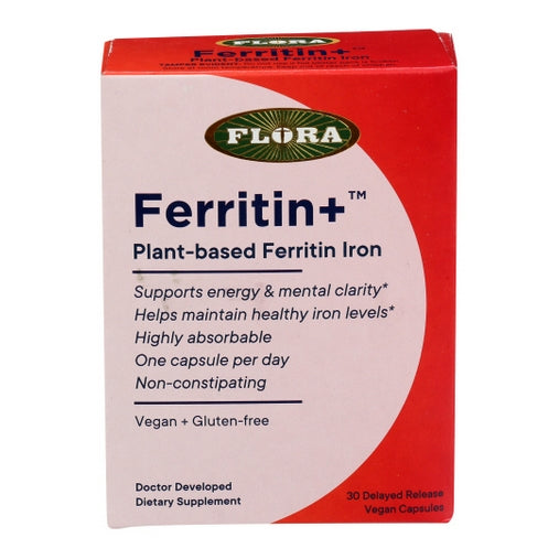 Ferritin + Iron 30 Veg Caps by Flora
