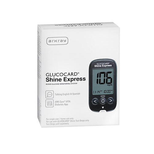 Glucocard, Glucocard Shine Express Blood Glucose Monitoring System, 1 Count