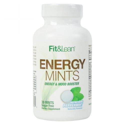 Fit & Lean Energy Mints Refreshing Peppermint 30 Count by Maximum Human Performance