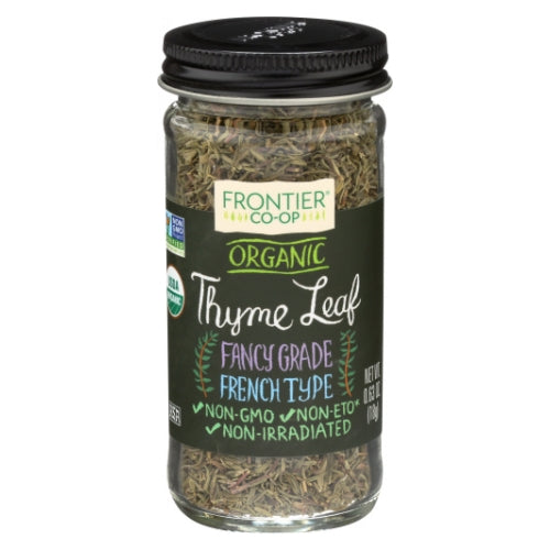 Organic Thyme Leaf Whole .63 Oz by Frontier Herb