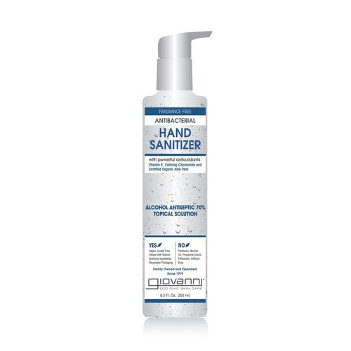 Hand Sanitizer Anti-bacterial 8.5 Oz by Giovanni Cosmetics