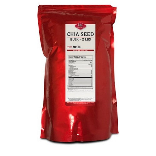 Chia Seeds Resealable Bag 2 Lbs by Olympian Labs