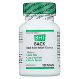 Back Pain Relief 100 Tabs by BHI