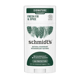 Natural Deodorant Fresh Fir & Spice 2.65 Oz by Schmidt's Deodorant