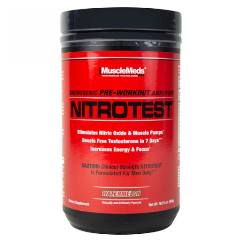 Nitrotest Preworkout Watermelon 30 Servings by Muscle Meds