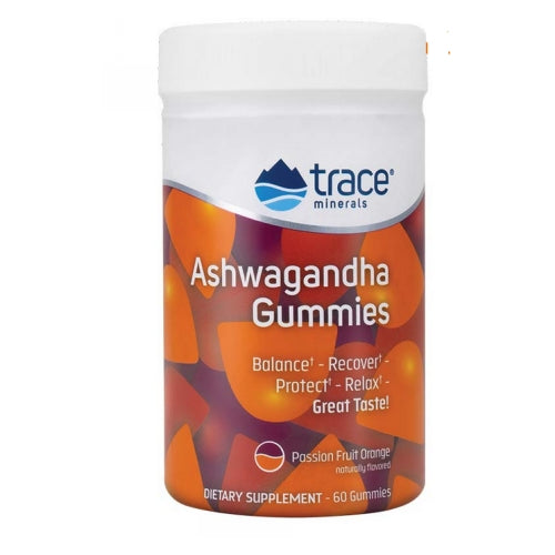 Ashwagandha Passion Fruit Orange Flavor 60 Count by Trace Minerals