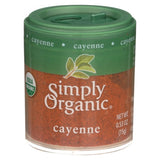 Mini Cayanne Pepper Ground 0.53 Oz (Case of 6) by Simply Organic