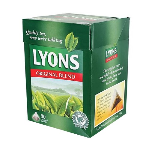Original Blend Tea 80 Bags (Case of 12) by Lyons Tea