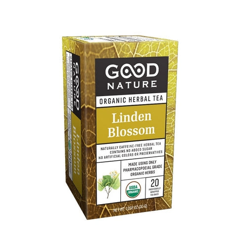 Organic Linden Blossom Tea 20 Bags (Case of 6) by Good Nature Tea
