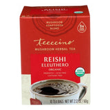 Organic Reishi Eleuthero Mushroom Herbal Tea 10 Count (Case of 6) by Teeccino