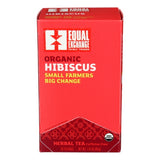 Organic Hibiscus Herbal Tea 20 Bags (Case of 6) by Equal Exchange