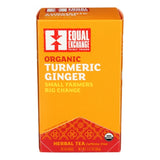 Organic Turmeric Ginger Tea 20 Bags (Case of 6) by Equal Exchange
