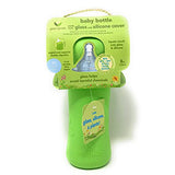 Baby Bottle Glass with Silicone Cover 1 Count by Green Sprouts