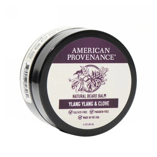 Natural Beard Balm Ylang Ylang & Clove 2 Oz by American Provenance
