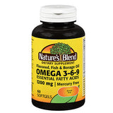 Omega 3-6-9 60 Softgels by Nature's Blend