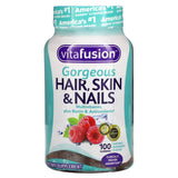 Natural Gorgeous Hair, Skin & Nails 100 Gummies by Vitafusion