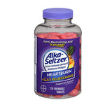 Bayer, Bayer Alka-Seltzer Heartburn + Gas Relief Chews Chewable Tablets Tropical Punch, 110 Chews