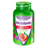 Natural  Melatonin Strawberry 100 Gummies by Vitafusion