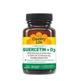 Quercetin + D3 30 Caps by Country Life