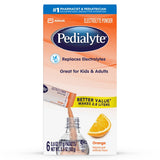 Pedialyte Orange Pediatric Oral Electrolyte Solution 17 Gram Individual Packet 6 Count by Pedialyte