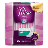 Poise Bladder Control Pads Light Absorbency Regular Length 30 Count by Kimberly Clark