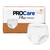 ProCare Plus Protective Underwear Moderate Absorbency Pull Up Extra Large Disposable 58 to 68 Inch W Bag of 25 by First Quality