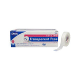 Dukal Transparent Medical Tape 1 Inch x 10 Yard Box of 12 by Dukal