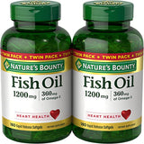 Nature's Bounty, Fish Oil Twin Packs, 1200 mg, 180 + 180ct