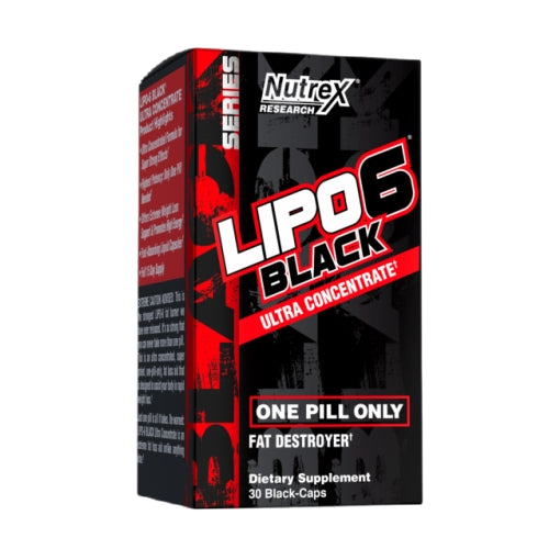 LIPO-6 Black Ultra Concentrate 30 Capsules by Nutrex Research