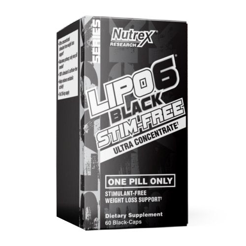 LIPO-6 Black Ultra Concentrate Stim-Free V1 60 Capsules by Nutrex Research