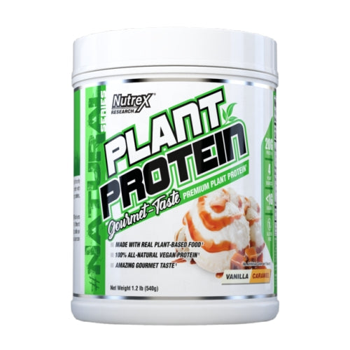Plant Protein Vanilla Caramel 18 Servings by Nutrex Research