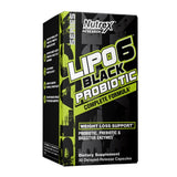 LIPO-6 Black Probiotic 30 Capsules by Nutrex Research