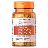 Papaya Papain 100 Chewables by Puritan's Pride