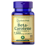 Beta-Carotene 25,000 IU 100 Softgels by Puritan's Pride