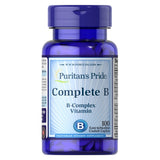 Complete B (Vitamin B Complex) 100 Caplets by Puritan's Pride