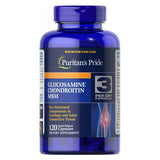 Double Strength Glucosamine Chondroitin & MSM Joint Soother 120 Capsules by Puritan's Pride