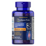 Glucosamine Chondroitin & MSM with Omega 3, 6, 9 60 Softgels by Puritan's Pride