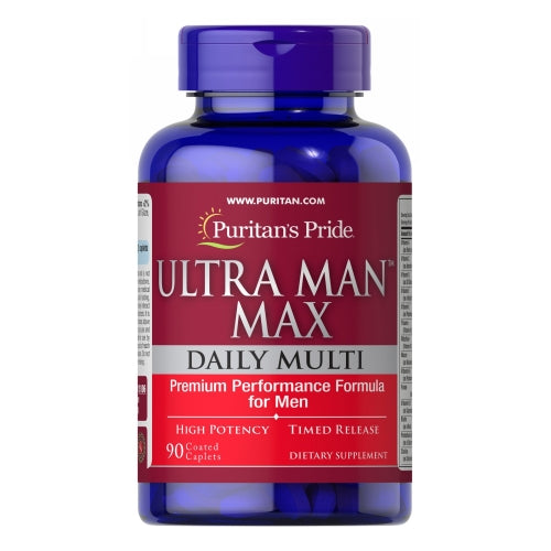 Ultra Man Max 90 Caplets by Puritan's Pride