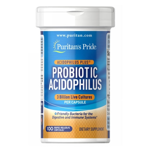 Probiotic Acidophilus 100 Capsules by Puritan's Pride