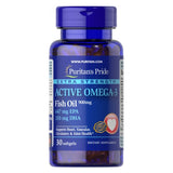 Extra Strength Active Omega-3 Fish Oil 30 Softgels by Puritan's Pride