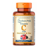 Vitamin C with Elderberry & Zinc 60 Chewables by Puritan's Pride
