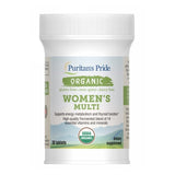 Organic Women's Multi with Zinc 30 Tablets by Puritan's Pride