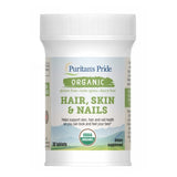 Organic Hair, Skin & Nails with Zinc 30 Tablets by Puritan's Pride