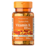 Puritan's Pride, Vitamin K 100 mcg, 100 Tablets
