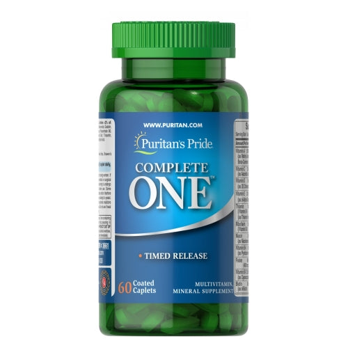 Complete One Multivitamin Timed Release 60 Caplets by Puritan's Pride