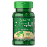 Chewable Chlorophyll with Natural Spearmint Flavor 100 Chewables by Puritan's Pride