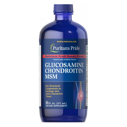 Liquid Glucosamine Chondroitin & MSM 16 Oz by Puritan's Pride