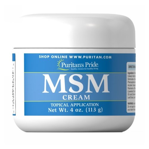 MSM Cream 4 oz by Puritan's Pride