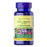 Tart Cherry Extract Plus Melatonin & Herbal Relaxation Blend 60 Capsules by Puritan's Pride