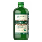 Organic Flaxseed Oil 60 Capsules by Puritan's Pride